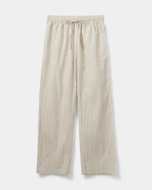 ABIGAILESW TROUSERS - Brown Striped