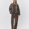 ABIGAILESW TROUSERS - Leopard