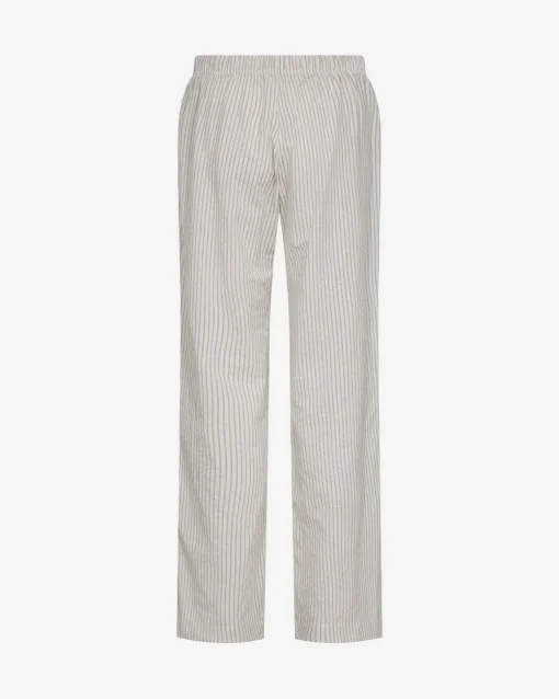 ABIGAILESY TROUSERS - Light Brown Striped
