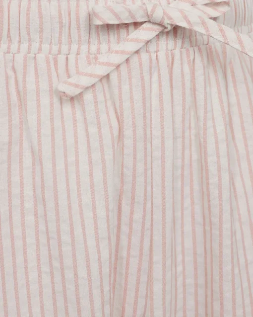 ABIGAILESY TROUSERS - Rose striped