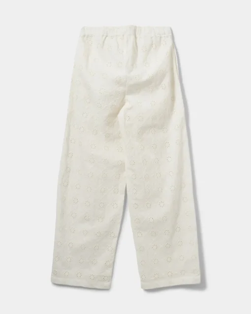 ABIGALESY HIGH WAIST TROUSERS - Snow white