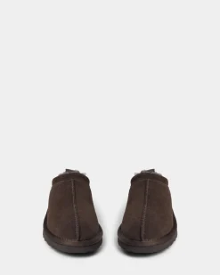 ADELENASY Slipper - Dark brown