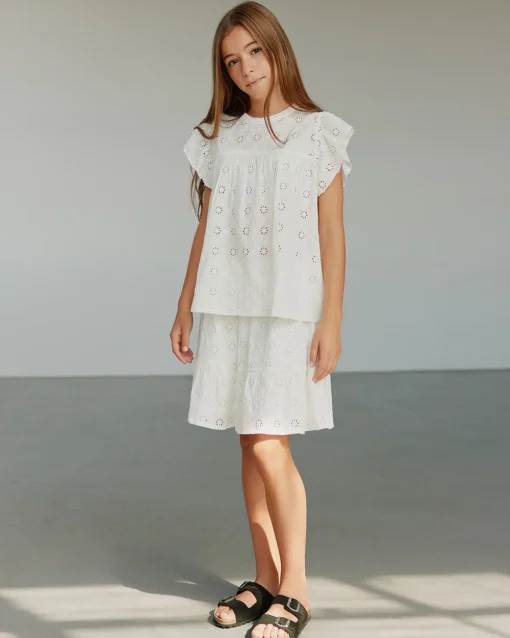 ADRIENNESY SKIRT - Snow white