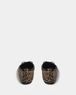 AgnesSY Ballerina - Light brown leopard