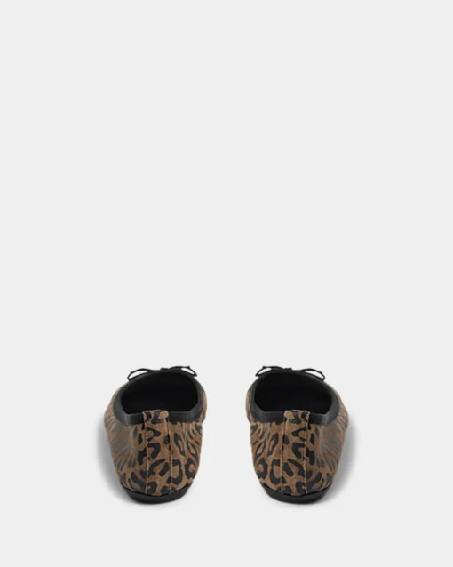 AgnesSY Ballerina - Light brown leopard