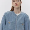 ALAJASW JACKET - Light blue