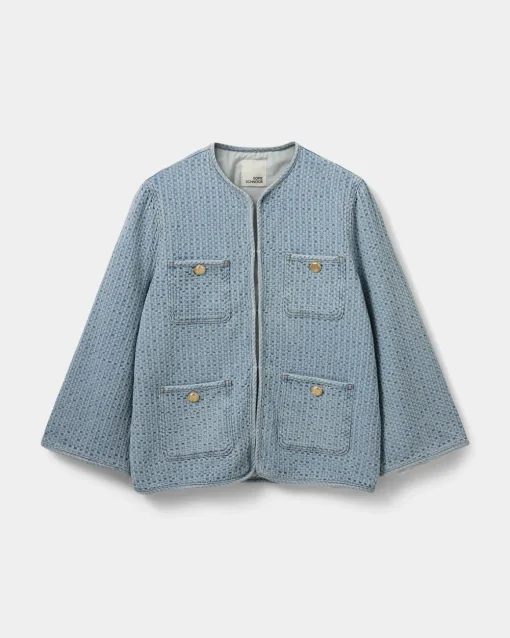 ALAJASW JACKET - Light blue