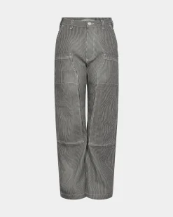 ALLICIASY TROUSERS - Dark denim blue