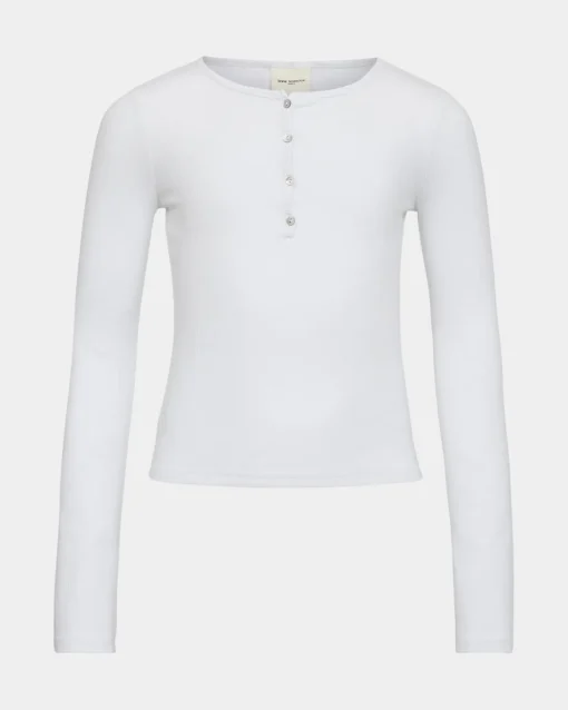 ALLICIASY T-SHIRT LONG SLEEVE - Brilliant White