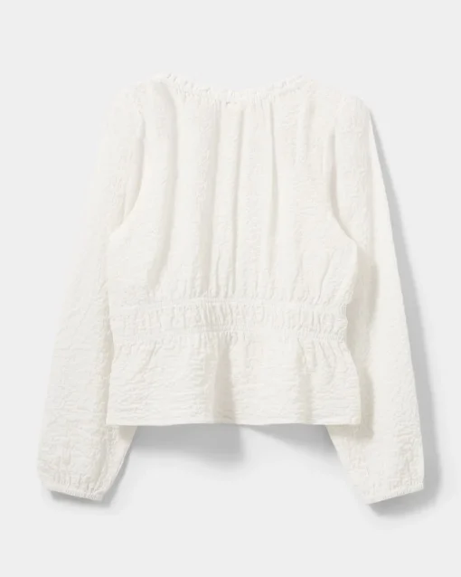 ALLISSY BLOUSE - Snow white