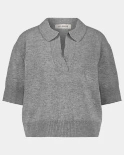 AMALYSW BLOUSE - Grey melange
