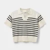 AMALYSY KNIT - Off White - Black