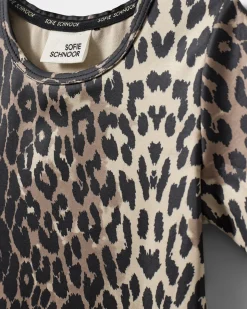 ASITASK T-SHIRT - Light brown leopard