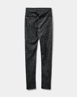 AVALINASPO LEGGINGS - Grey leopard