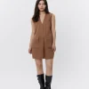 BALUNASW DRESS - Camel