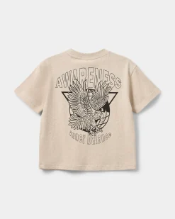 BARRYSK T-SHIRT - Beige Melange