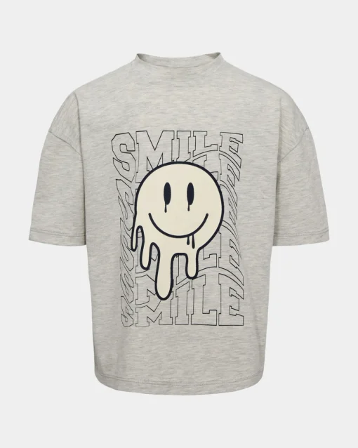 BARRYSK T-SHIRT - Ecru melange
