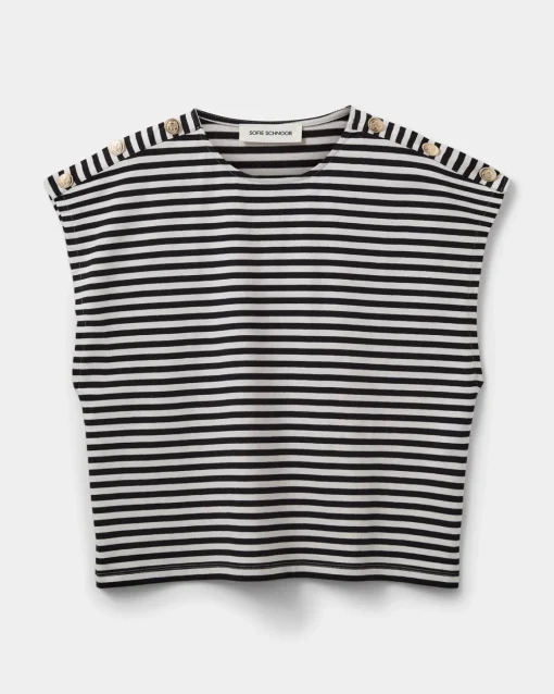BAYSW T-SHIRT - Black striped