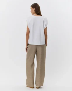 BAYSW T-SHIRT - White gold