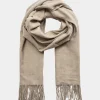 BELLASW SCARF - Brown melange