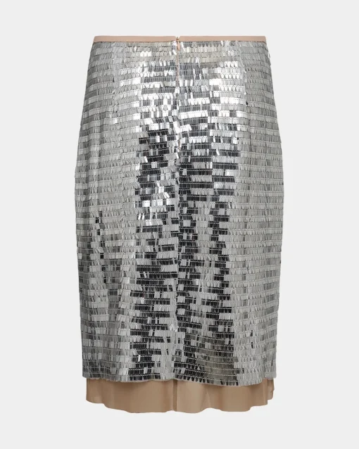 BIRGITTESW SKIRT - Silver