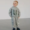 BORISSK SWEATPANTS - Grey melange