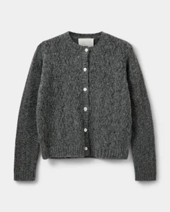 CADYSY CARDIGAN - Grey melange