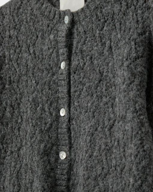CADYSY CARDIGAN - Grey melange