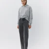 CARISW MID JEANS - Grey Denim