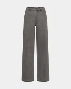 CARISW MID JEANS - Grey Denim