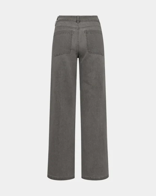 CARISW MID JEANS - Grey Denim
