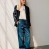 CARISY TROUSERS - Dark Blue