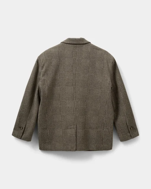 CHANTALLYSW BLAZER - Brown check