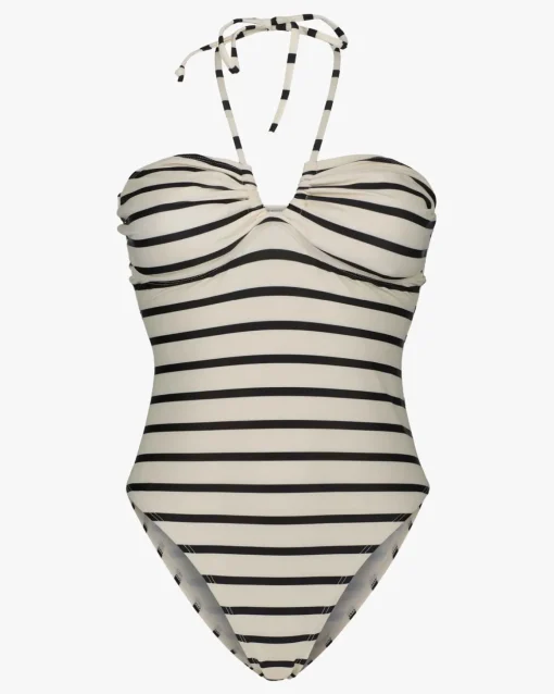 ChelleSW Swimsuit - Black striped