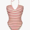 ChelleSW Swimsuit - Red Striped