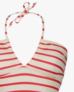 ChelleSW Swimsuit - Red Striped
