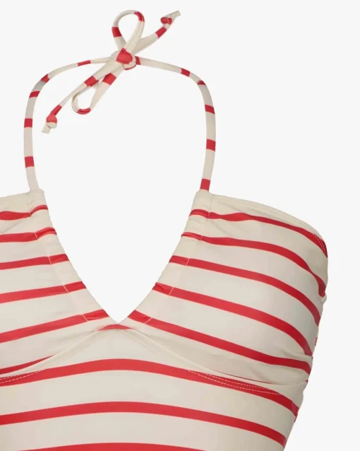 ChelleSW Swimsuit - Red Striped