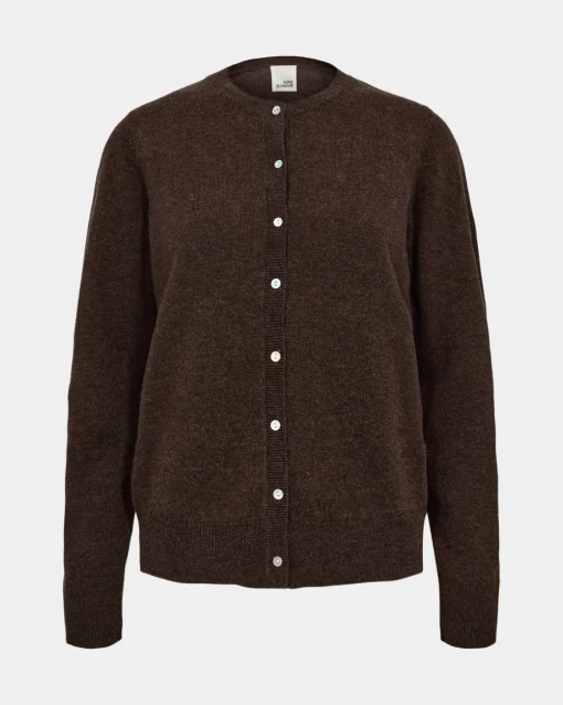 CISSESW CARDIGAN - Brown Fudge