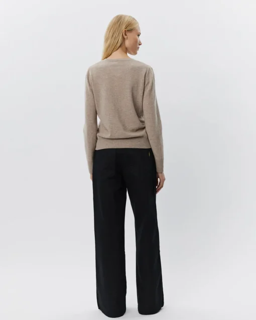 CISSESW CARDIGAN - Brown melange