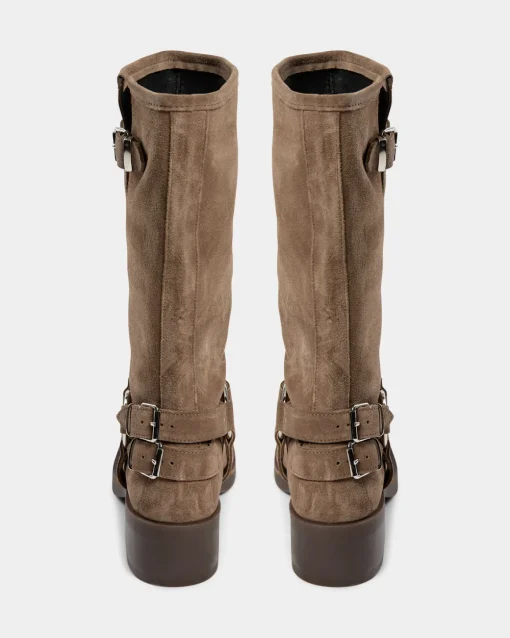 CLARISSASW BOOT - Dark sand