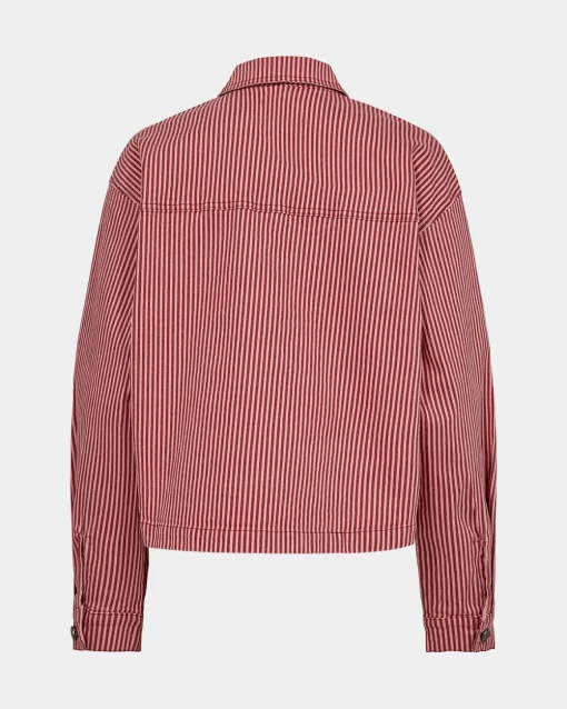 CORALIESW JACKET - Red Striped