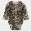 DICTESB BODYSTOCKING - Light brown leopard