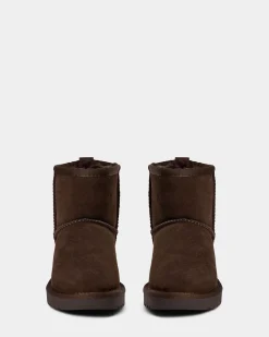 DICTESY TEDDY BOOT - Dark brown
