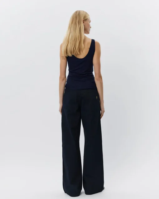 DIZASW TOP - Dark blue