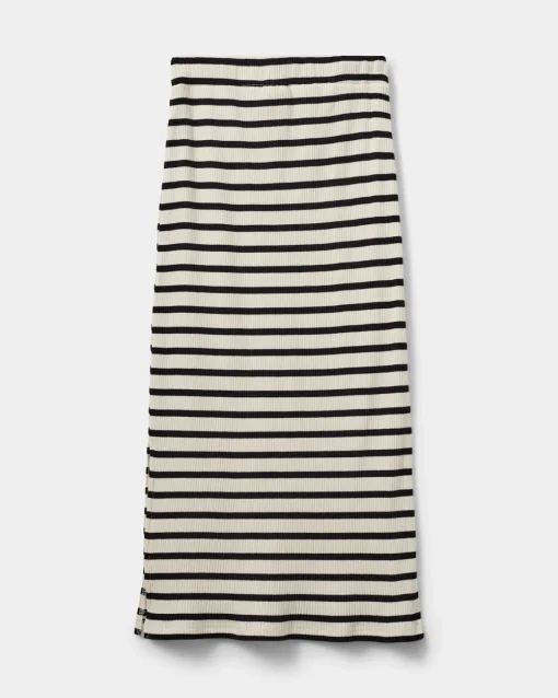 DIZASY SKIRT - Black striped