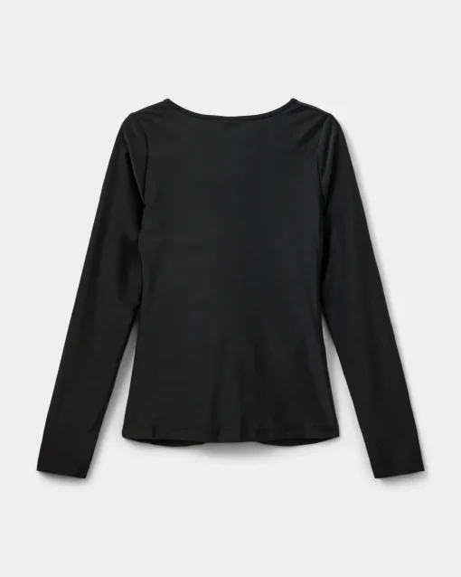 EBELLSY T-SHIRT LONG SLEEVE - Black