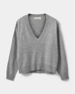 EDENSW SWEATER - Grey melange