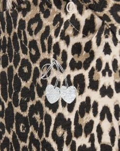 ELISSB RAGLAN SWEATSHIRT - Light brown leopard