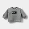 ELISSB SWEATSHIRT - Grey melange