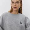 ELISW SWEATSHIRT - Grey melange